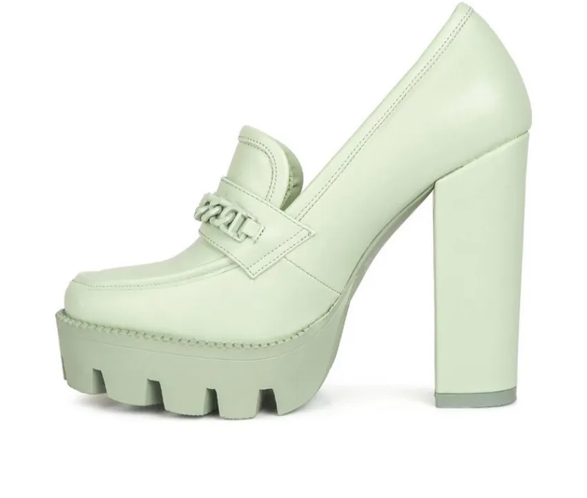 Women's Corinne Heeled Loafers|Rag & Co New