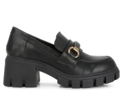 Rag & Co Loafers & Oxfords>Women's Evangeline Lugged Loafers