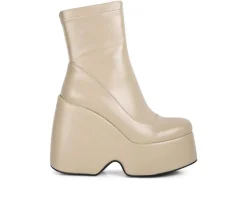 Rag & Co Dress>Women's Purnell Wedge Platform Booties