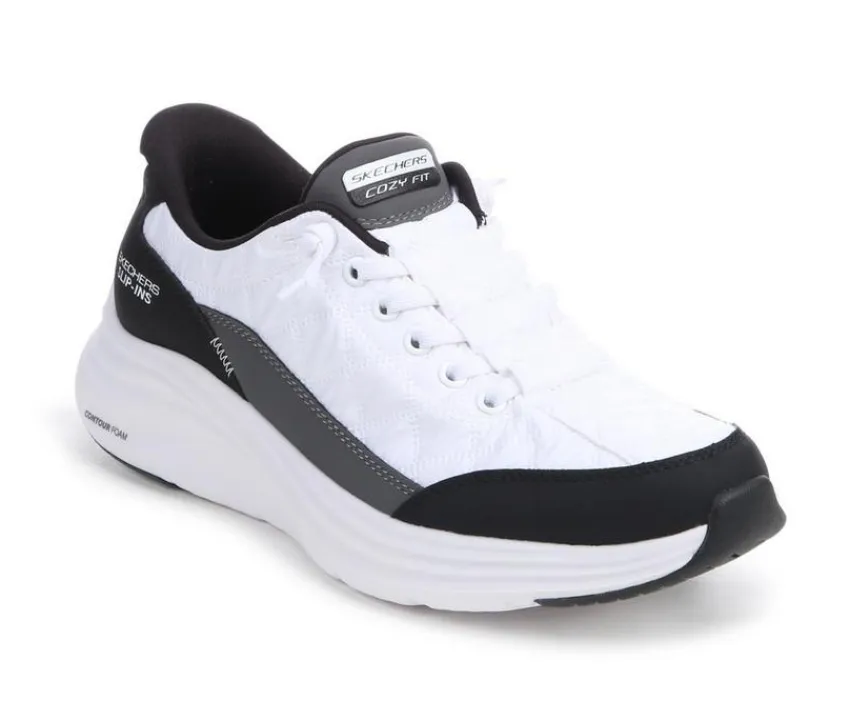 Skechers Athletics & Sneakers>Women's 150404 Cozy Fit Contour Foam Slip In Walking Shoes