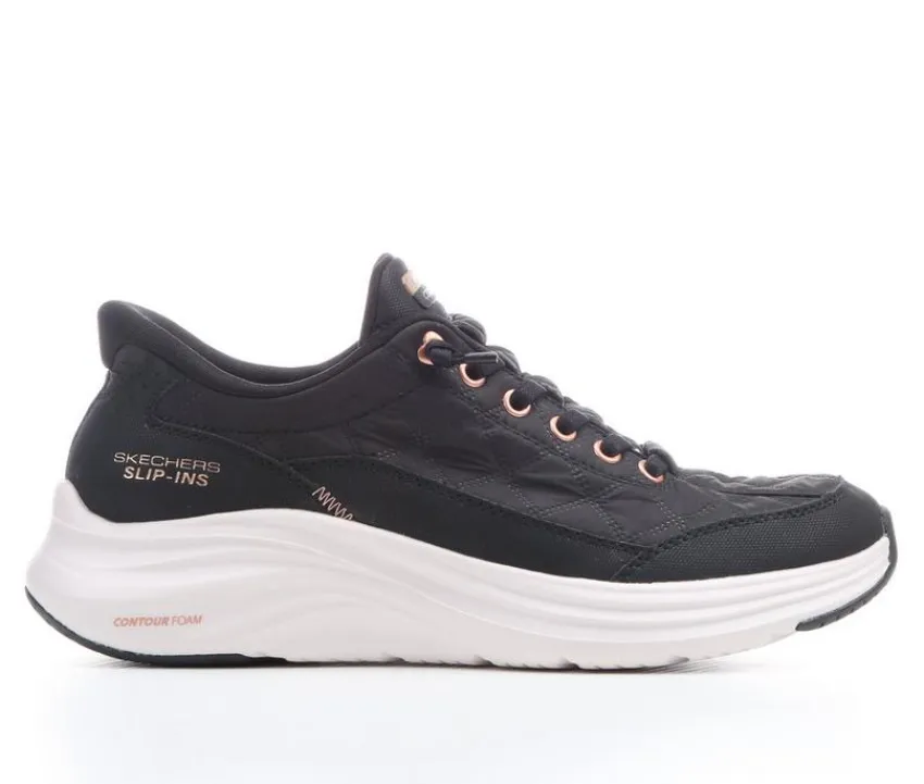 Women's 150413 Cozy Fit Contour Foam Slip In Walking Shoes|Skechers Clearance