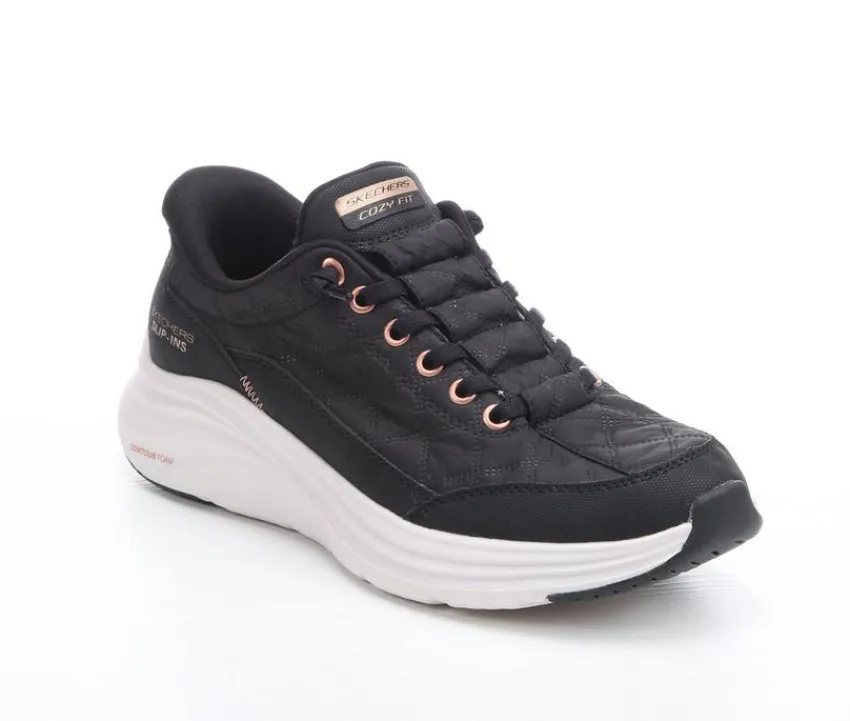 Women's 150413 Cozy Fit Contour Foam Slip In Walking Shoes|Skechers Clearance