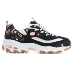 Women's 150553 Dlites Floral Sneakers|Skechers Sale
