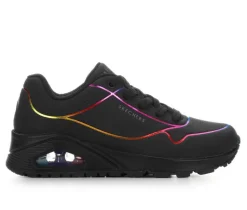 Women's Uno Electric Lines 155168 Casual Sneakers|Skechers Street Clearance