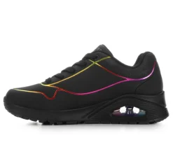 Women's Uno Electric Lines 155168 Casual Sneakers|Skechers Street Clearance