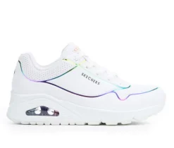 Women's Uno Electric Lines 155168 Casual Sneakers|Skechers Street Hot