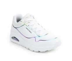 Women's Uno Electric Lines 155168 Casual Sneakers|Skechers Street Hot