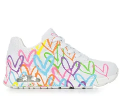 Women's Uno Highlight Love 177981 Wedge Sneakers|Skechers Street Sale