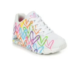 Women's Uno Highlight Love 177981 Wedge Sneakers|Skechers Street Sale