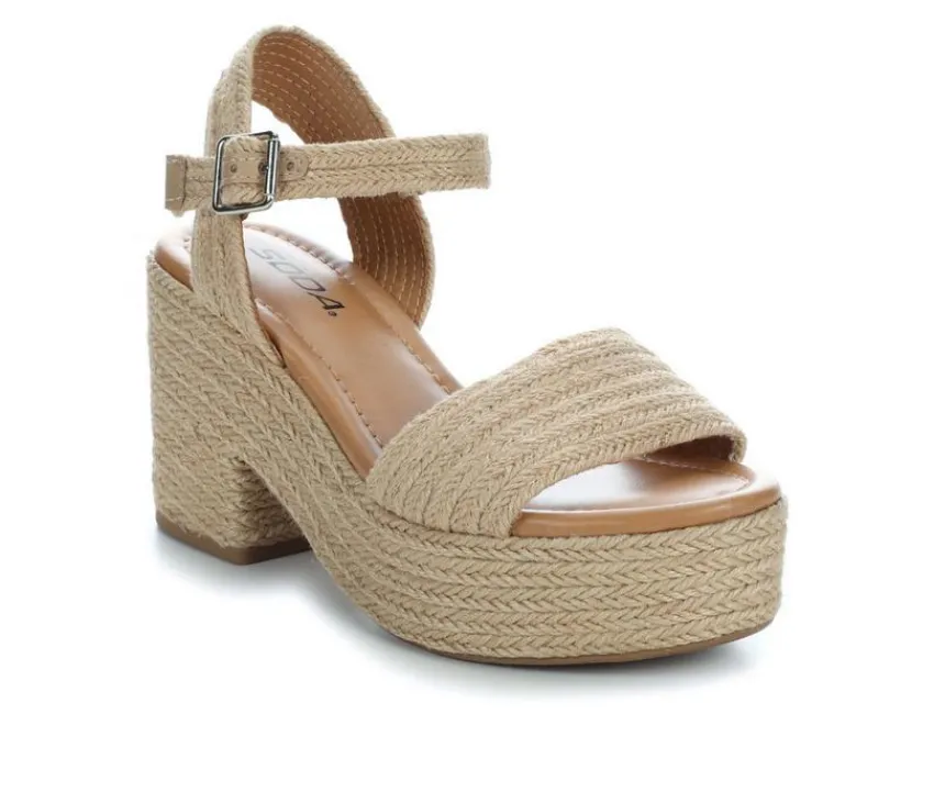 Soda Sandals|Pumps & Heels>Women's Castle-S Heeled Sandals