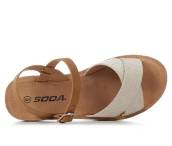 Women's Chester-S Wedge Sandals|Soda Discount