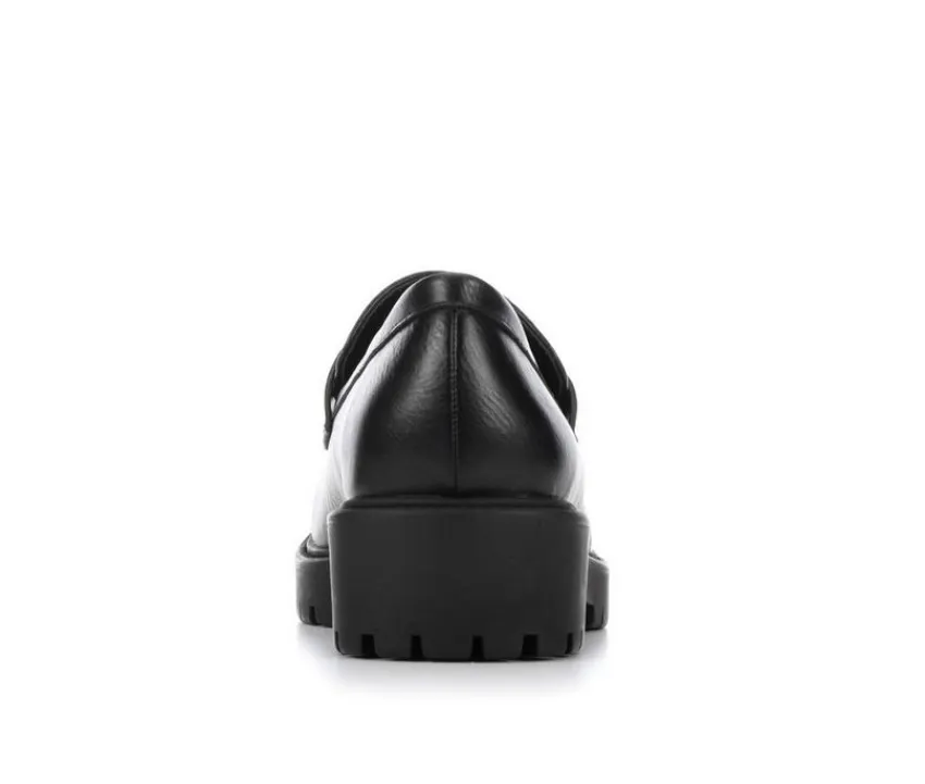 Soda Pumps & Heels|Loafers & Oxfords>Women's Hender-S Block-Heeled Loafers