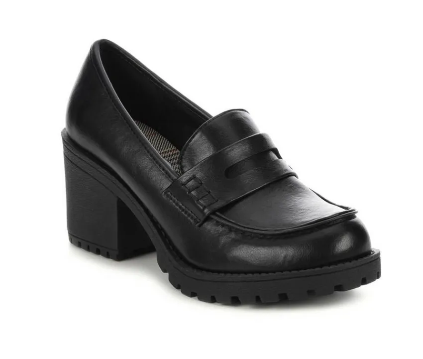 Soda Pumps & Heels|Loafers & Oxfords>Women's Kinder Heeled Loafers