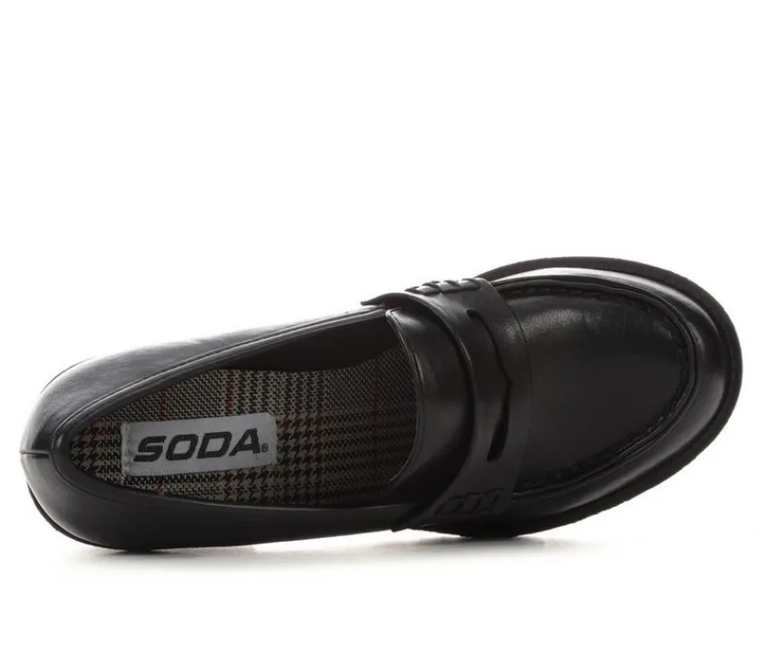Soda Pumps & Heels|Loafers & Oxfords>Women's Kinder Heeled Loafers
