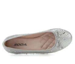 Women's Paint-S Flats|Soda Online