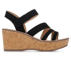 Soda Sandals>Women's Sheet-S Wedge Sandals