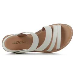 Women's Sheet-S Wedge Sandals|Soda Best