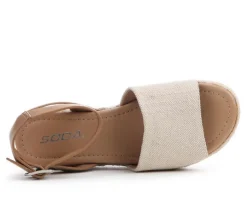 Women's Topic Platform Sandals|Soda Best