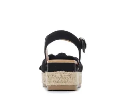 Women's Tye Espadrille Wedges|Soda Clearance