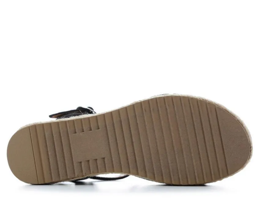 Women's Tye Espadrille Wedges|Soda Clearance