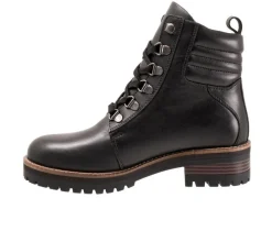 Women's Everett Lace Up Combat Boots|Softwalk Best