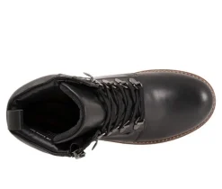 Women's Everett Lace Up Combat Boots|Softwalk Best