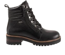 Women's Everett Lace Up Combat Boots|Softwalk Sale