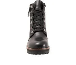 Women's Everett Lace Up Combat Boots|Softwalk Sale