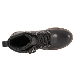 Women's Everett Lace Up Combat Boots|Softwalk Sale