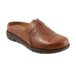 Women's San Marcos Tooling Mules|Softwalk Outlet
