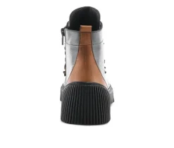 Women's Yeba Lace Up Booties|SPRING STEP Best