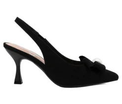 Women's Dazzy Bow Pumps|Sugar Hot