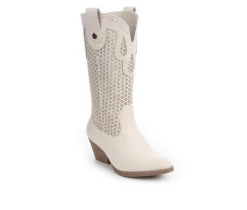 Women's Tammy Perf Mid-Calf Western Boots|Sugar New