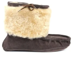 Superlamb Cozy>Women's Navajo Moccasin Slipper Booties