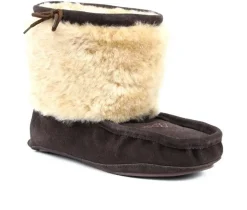 Superlamb Cozy>Women's Navajo Moccasin Slipper Booties