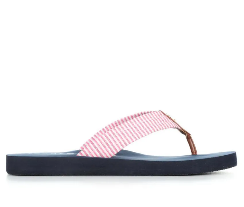 Women's Crinle Flip-Flops|Tommy Hilfiger Outlet