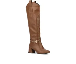 Torgeis Tall|Dress>Women's Elenora Knee High Heeled Boots