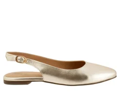 Women's Evelyn Slingback Flats|Trotters Hot