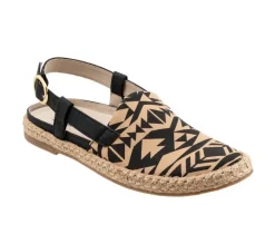 Women's Paisley Espadrille Slingback Loafers|Trotters Online