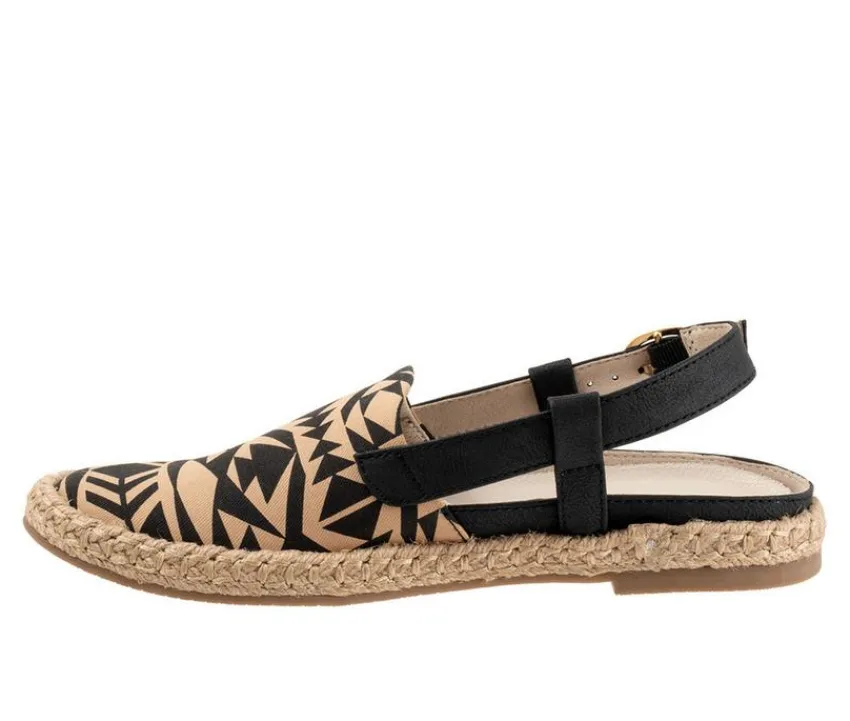 Women's Paisley Espadrille Slingback Loafers|Trotters Online