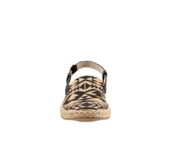 Women's Paisley Espadrille Slingback Loafers|Trotters Online