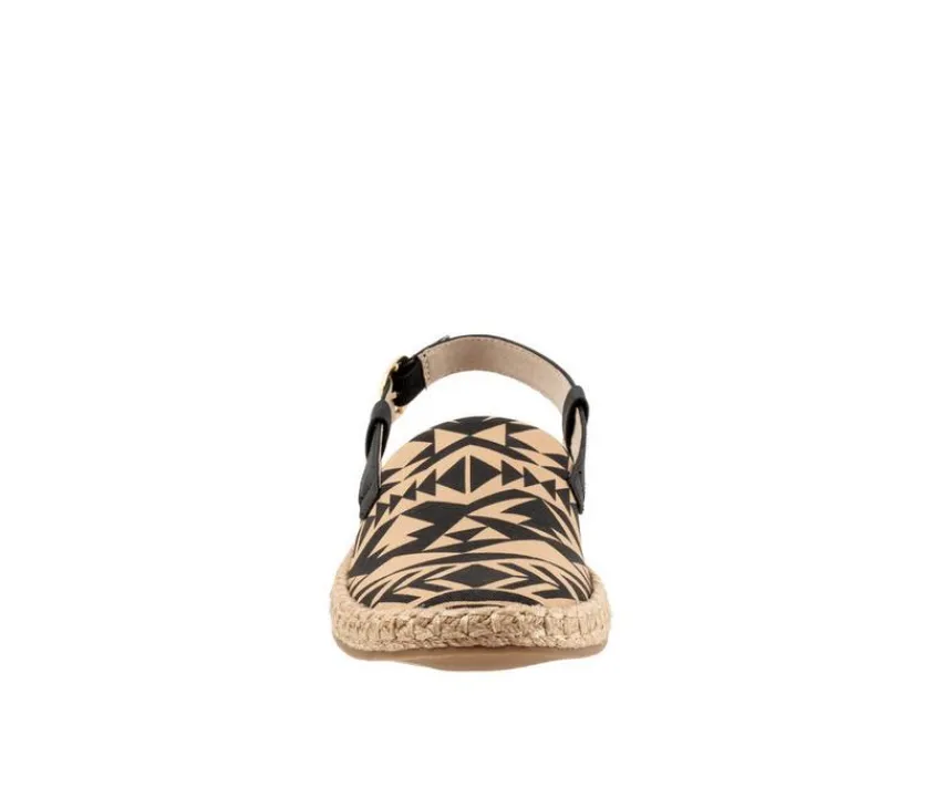 Women's Paisley Espadrille Slingback Loafers|Trotters Online
