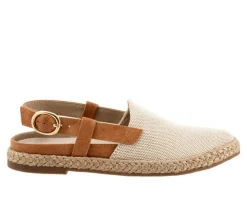 Women's Paisley Espadrille Slingback Loafers|Trotters Discount