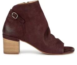Women's Sabrina Peep Toe Booties|Vintage Foundry Co Clearance