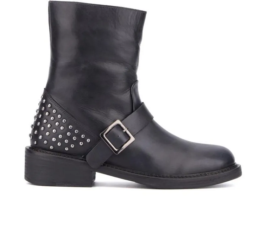 Women's Wenona Moto Boots|Vintage Foundry Co Outlet