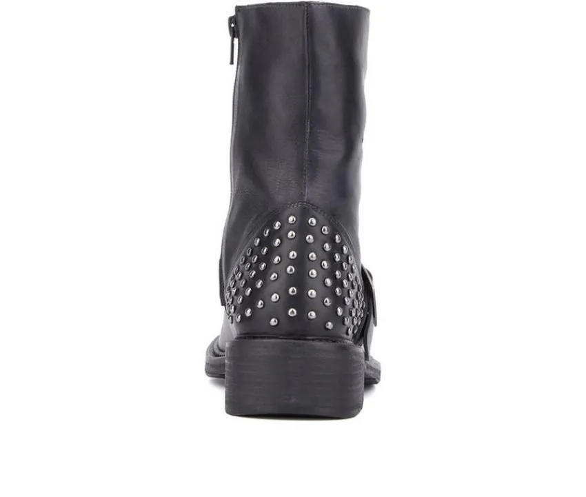 Women's Wenona Moto Boots|Vintage Foundry Co Outlet