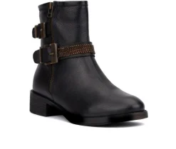 Women's Castle Moto Booties|Vintage Foundry Co Best