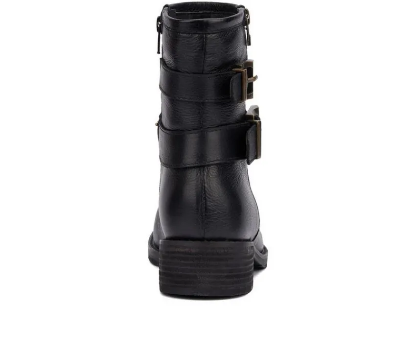 Women's Castle Moto Booties|Vintage Foundry Co Best