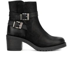 Women's Madison Heeled Booties|Vintage Foundry Co Online
