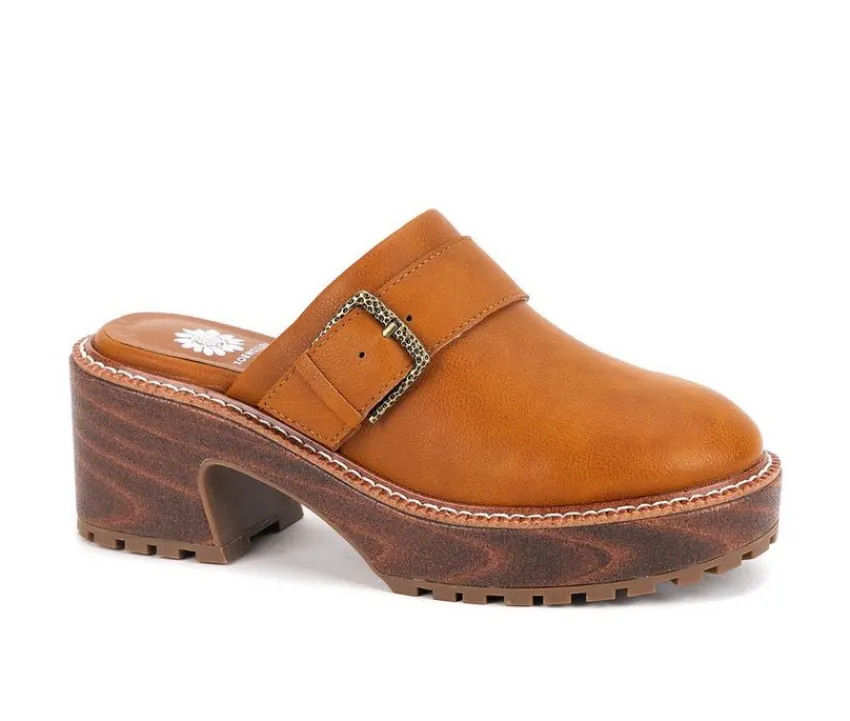 Women's Barker Platform Clogs|Yellow Box Online